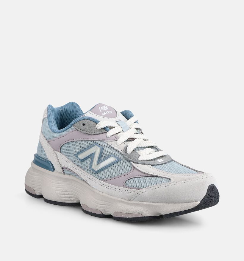 New Balance 603 Baskets basses en Bleu pour femmes (377218) - pour semelles orthop&eacute;diques