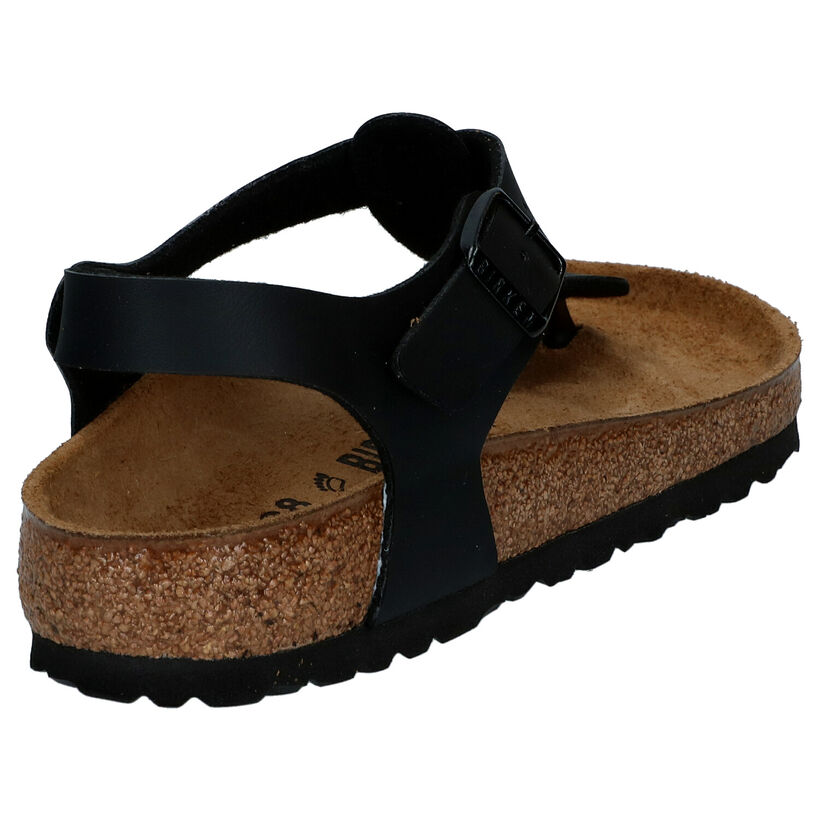 Birkenstock Kairo Zwarte Sandalen in kunstleer (286430)