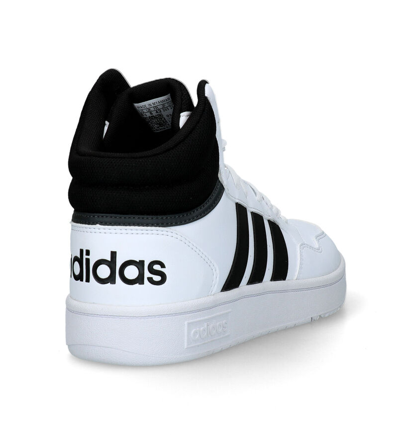 adidas Hoops 3.0 Mid Baskets en Blanc pour hommes (326292)