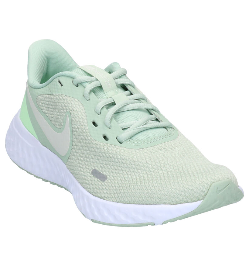 Nike Revolution 5 Witte Sneakers in stof (265865)