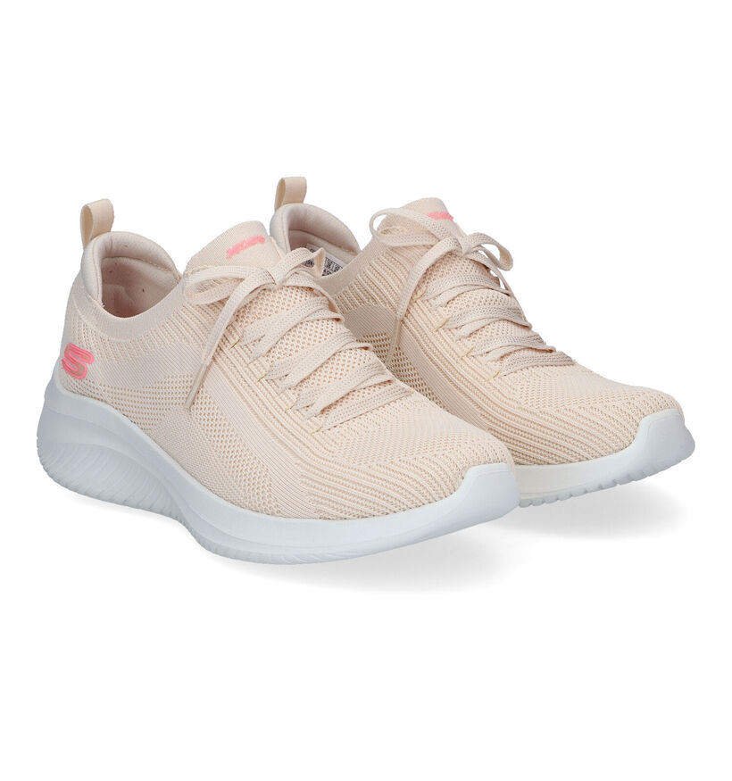 Skechers Ultra Flex 3.0 Big Plan Baskets en Rose pour femmes (305505)