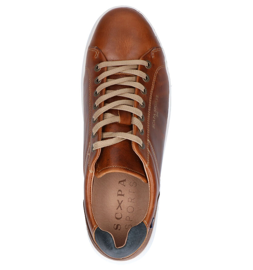 Scapa Sports Chaussures basses en Cognac en cuir (259122)