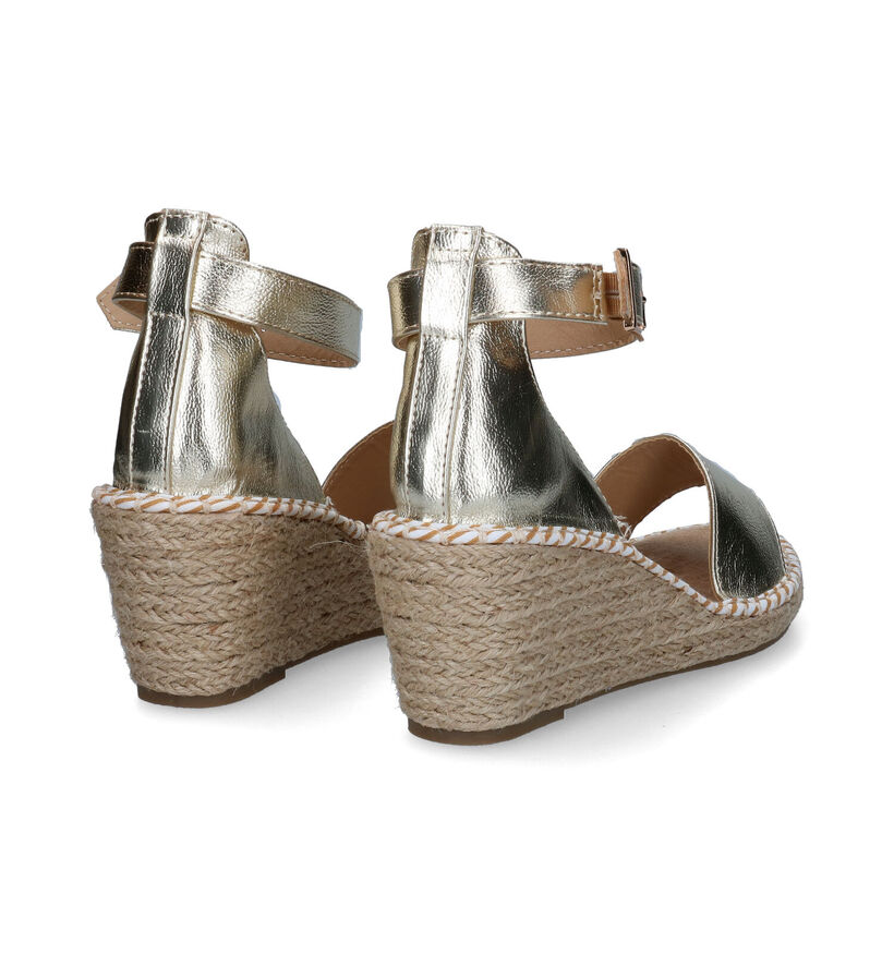 Poelman Espadrilles en Or en simili cuir (310332)