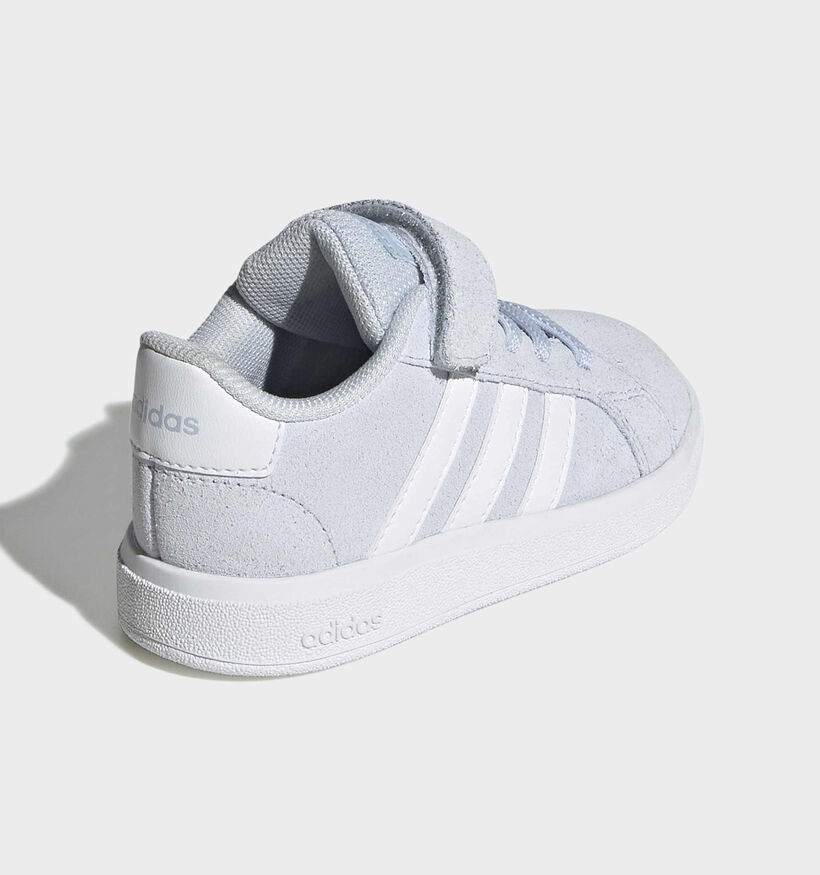 adidas Grand Court 00s Lichtblauwe Sneakers voor meisjes (366768)