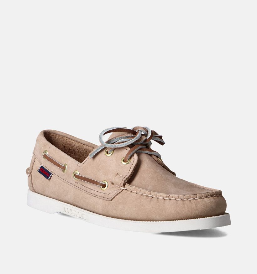 Sebago Portland Beige Bootschoenen voor dames (353691)