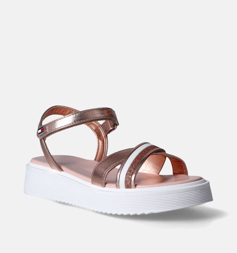 Tommy Hilfiger Sandales en Or rose pour filles (352608)