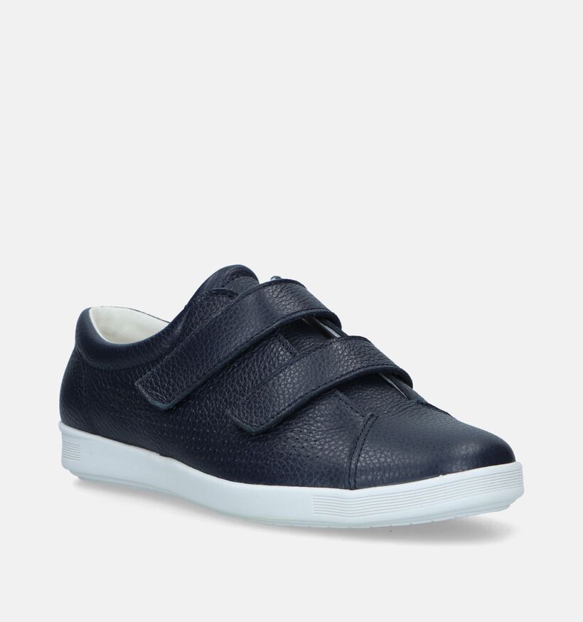 Solemade Sally Chaussures à velcro en Bleu pour femmes (341065) - pour semelles orthopédiques