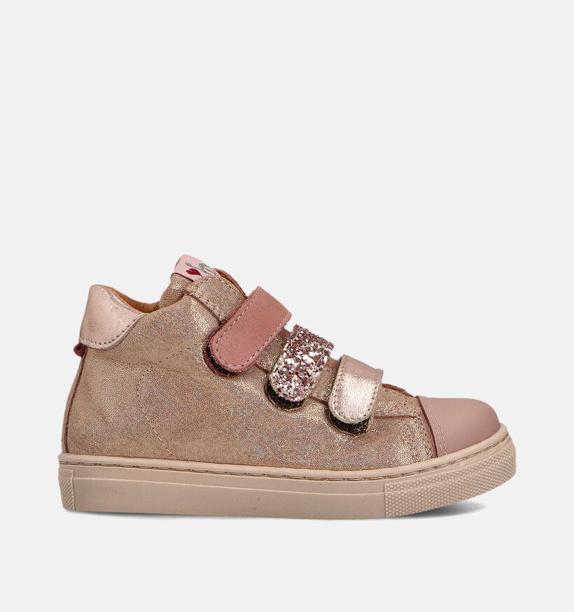 FR by Romagnoli Baskets montantes en Rose pour filles (364578) - pour semelles orthopédiques