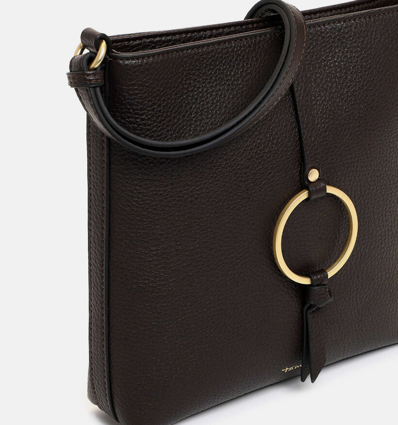 Tamaris Maischa Donkerbruine Crossbodytas voor dames (378727)