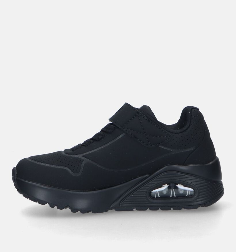 Skechers Uno Air Blitz Zwarte Sneakers voor jongens, meisjes (326455)