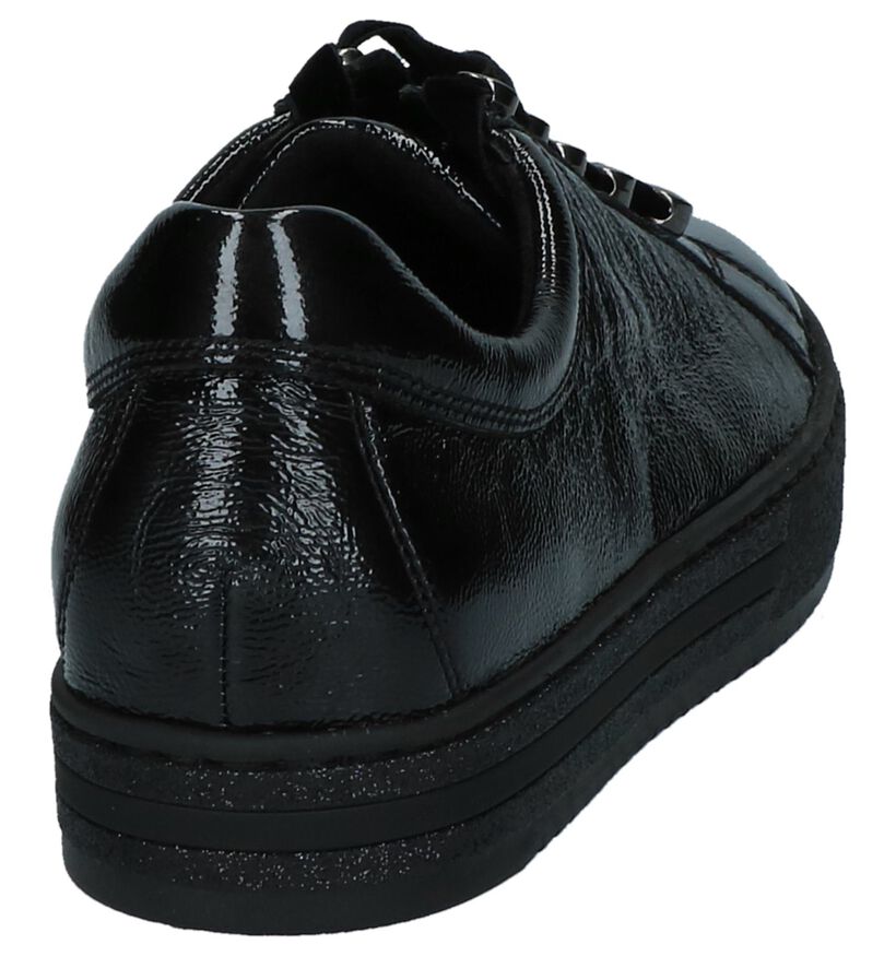 Gabor Optifit Zwarte Sneakers in lakleer (231342)