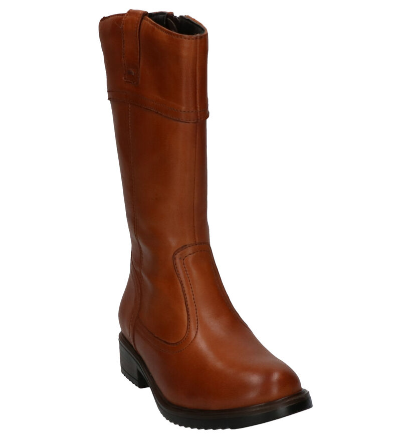 Loli Laly Bottes hautes en Cognac en cuir (298605)