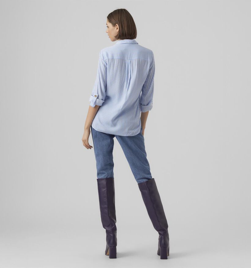Vero Moda Bumpy Blauwe Blouse voor dames (369432)