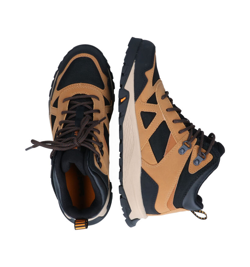 Timberland Lincoln Peak Mid WP Naturel Bottines voor jongens (345271) - geschikt voor steunzolen