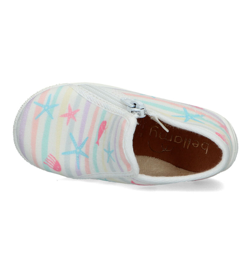 Bellamy Genial Pantoufles en Blanc pour filles (325273)