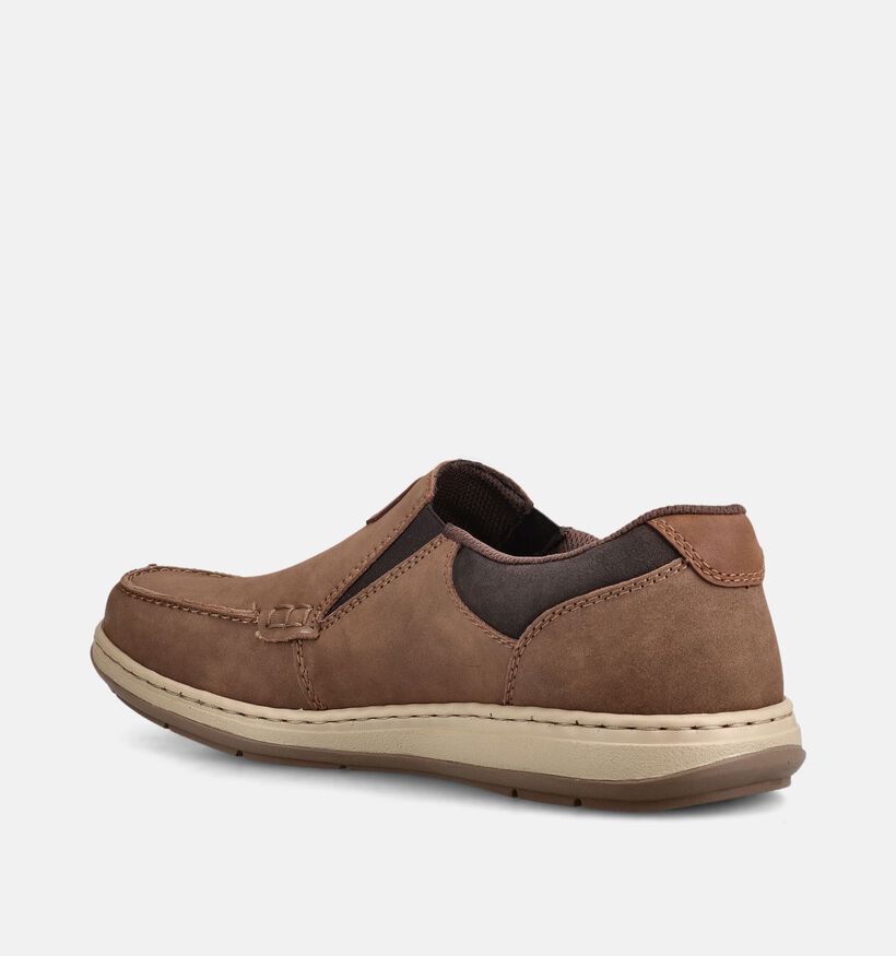 Rieker Chaussures confort en Taupe pour hommes (370490) - pour semelles orthop&eacute;diques