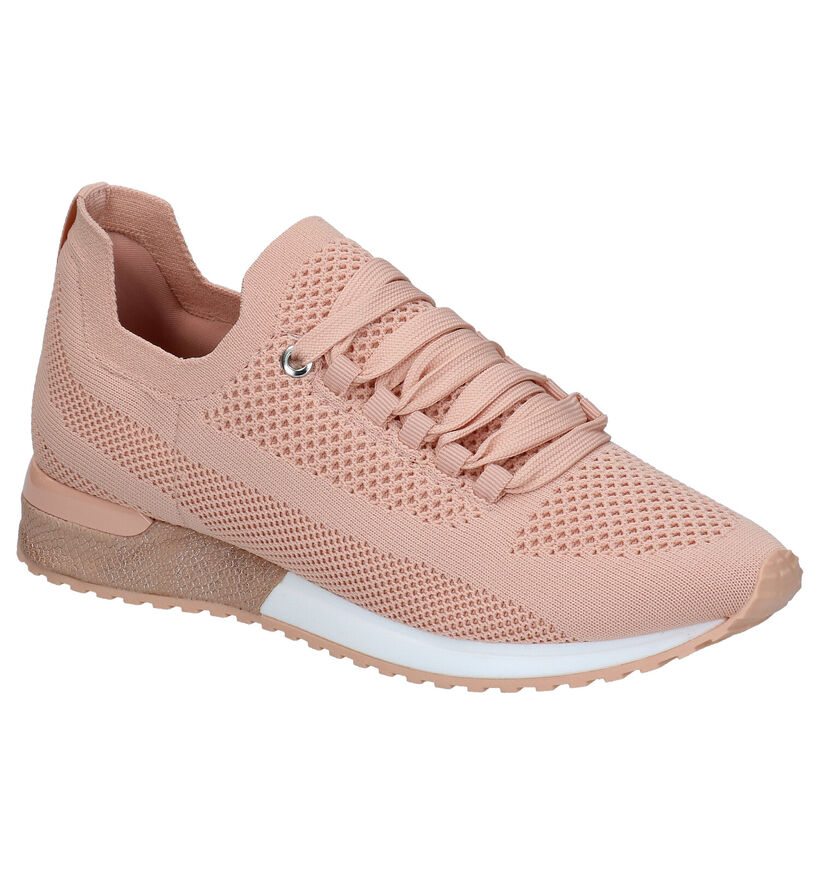 La Strada Roze Sneakers in stof (292901)