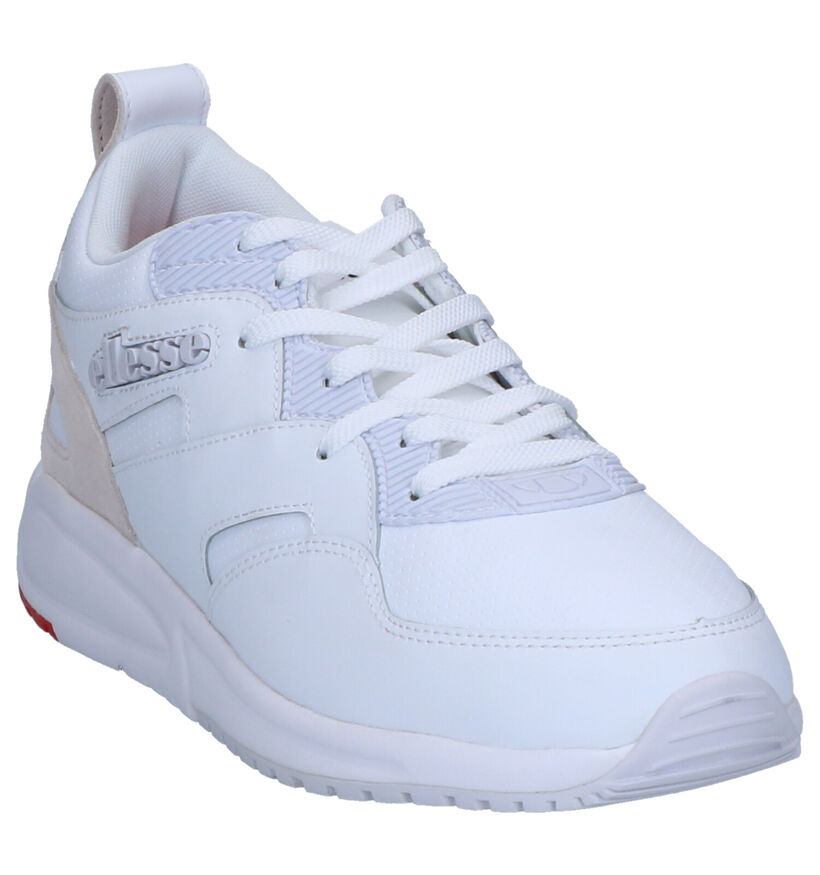 Ellesse Potenza Witte Sneakers in leer (257522)