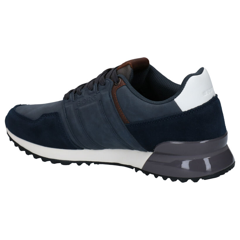 Björn Borg Chaussures à lacets en Bleu en nubuck (278505)