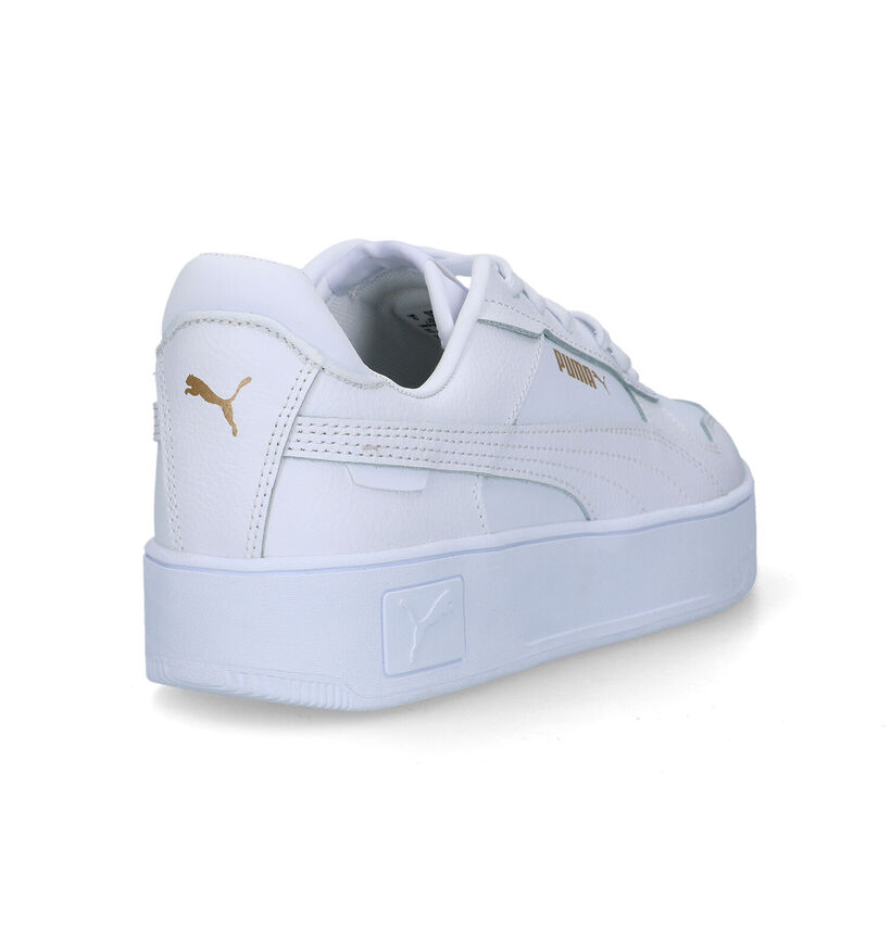 Puma Carina Street Baskets en Blanc pour femmes (318662) - pour semelles orthopédiques