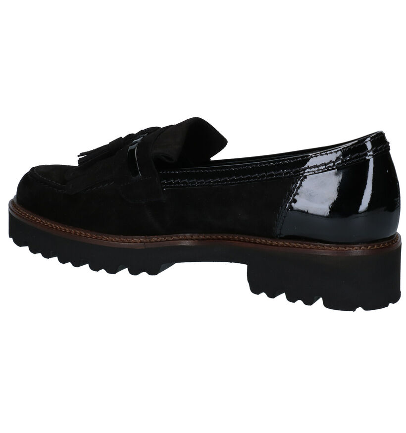 Gabor Best Fitting Loafers en Noir en cuir (282292)