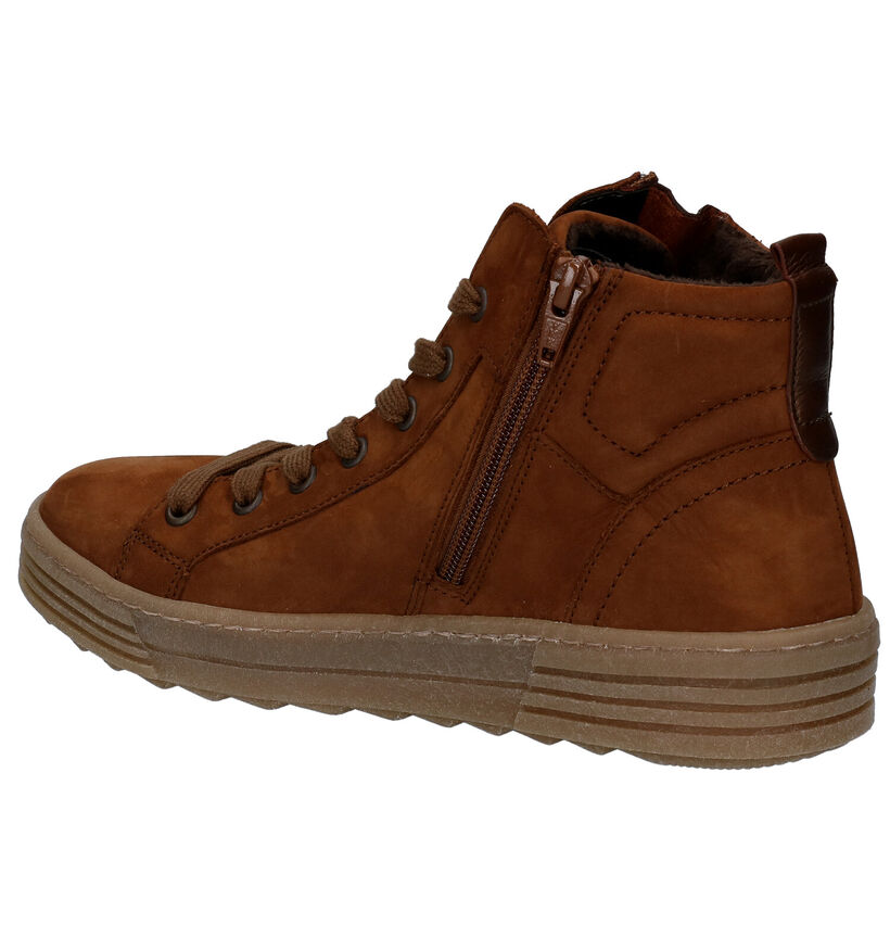 Gabor Best Fitting Bottines en Cognac pour femmes (297232) - pour semelles orthopédiques