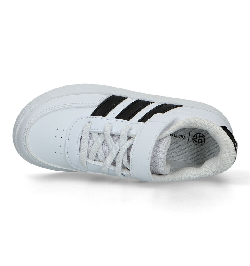 adidas Breaknet 2.0 EL Witte Sneakers voor jongens, meisjes (324134) - geschikt voor steunzolen