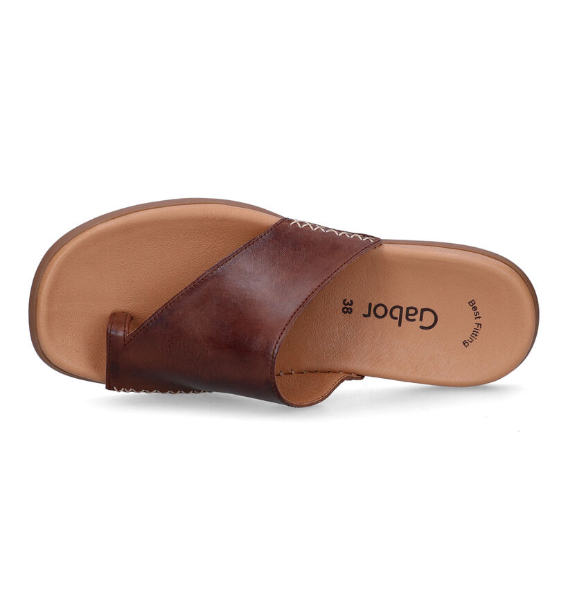 Gabor Best Fitting Cognac Teenslippers voor dames (323427)