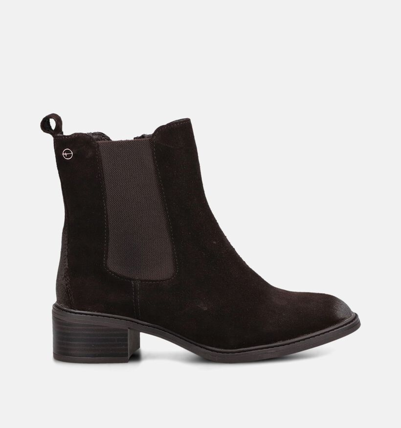 Tamaris Comfort Bottines en Brun fonc&eacute; pour femmes (376351) - pour semelles orthop&eacute;diques