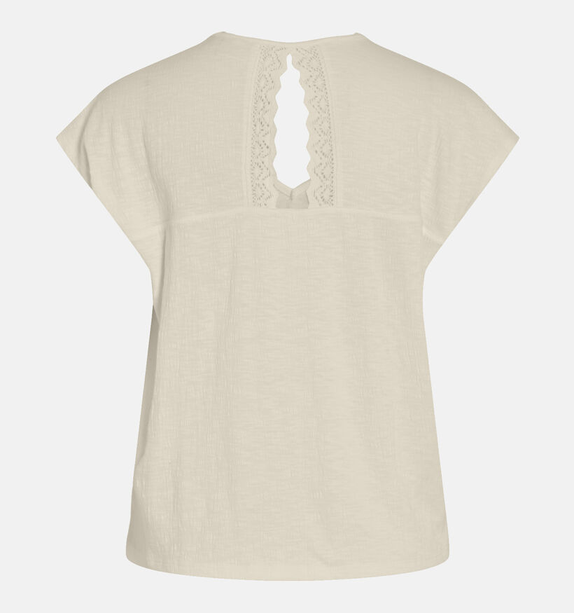 Vila Syma Beige T-shirt voor dames (357176)