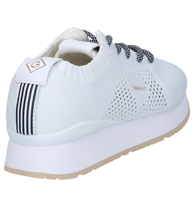 Gant Bevinda Baskets en Blanc en textile (271309)