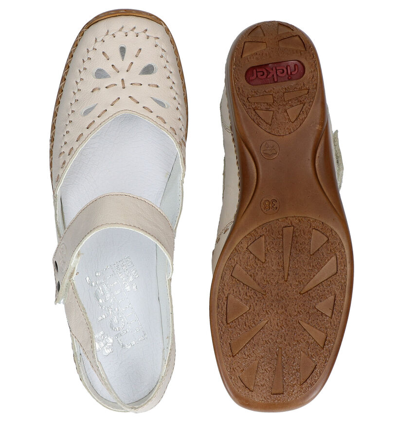 Rieker Beige Instappers voor dames (339070)