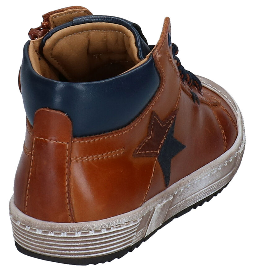 STONES and BONES Baset Chaussures hautes en Brun pour garçons (313875) - pour semelles orthopédiques