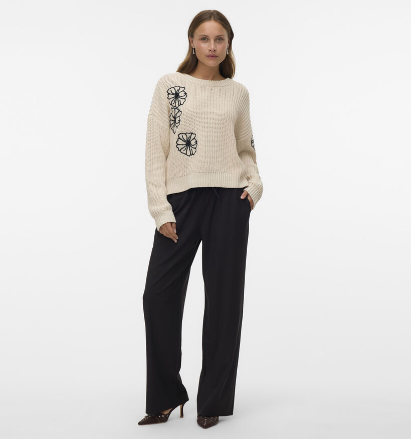 Vero Moda Laura LS Lichtbeige Trui voor dames (361179)