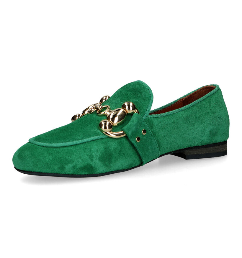 Babouche Groene Loafers voor dames (325558)