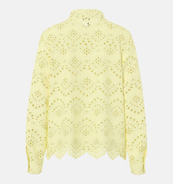 Pieces Blouses Geel