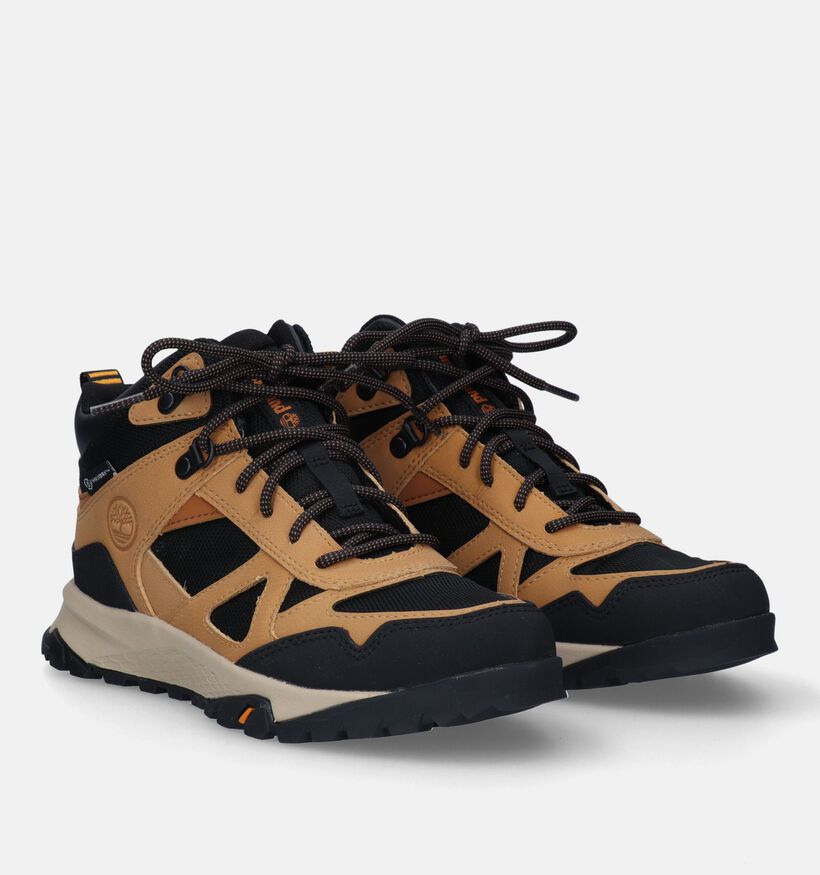 Timberland Lincoln Peak Mid WP Camel Bottines voor jongens (329083) - geschikt voor steunzolen