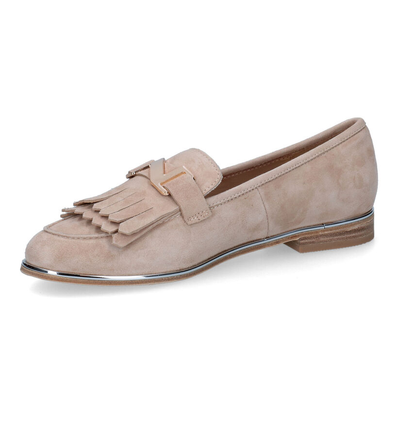 Nathan-Baume Beige Mocassins in daim (308378)