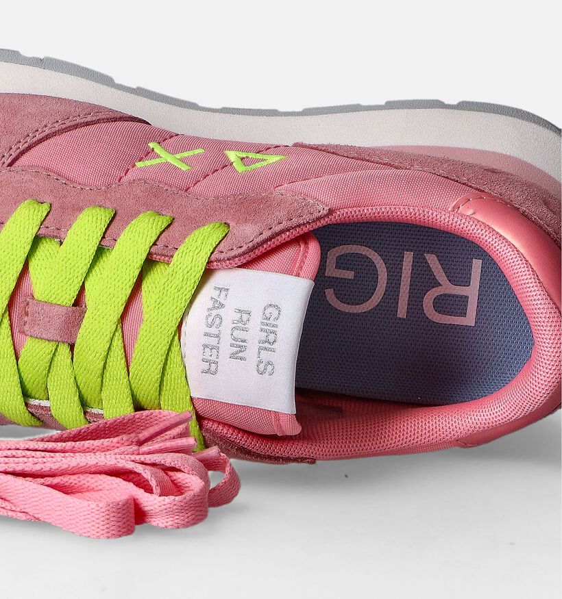 Sun68 Ally Solid Baskets en Rose pour femmes (351686) - pour semelles orthopédiques