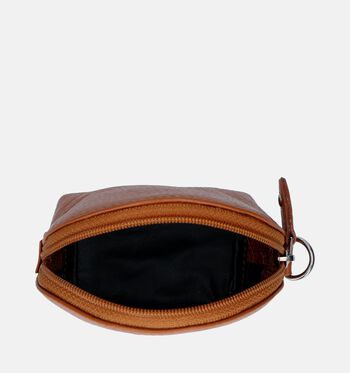 Crinkles Portemonnees Zwart/Oranje/Beige/Cognac/Bruin/Groen