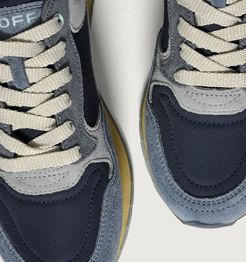 HOFF CITY Blauwe Sneakers met Geel Accent voor dames (360847) - geschikt voor steunzolen