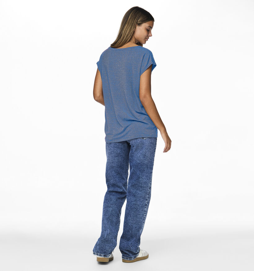 Pieces Billo Blauw T-shirt voor dames (351124)
