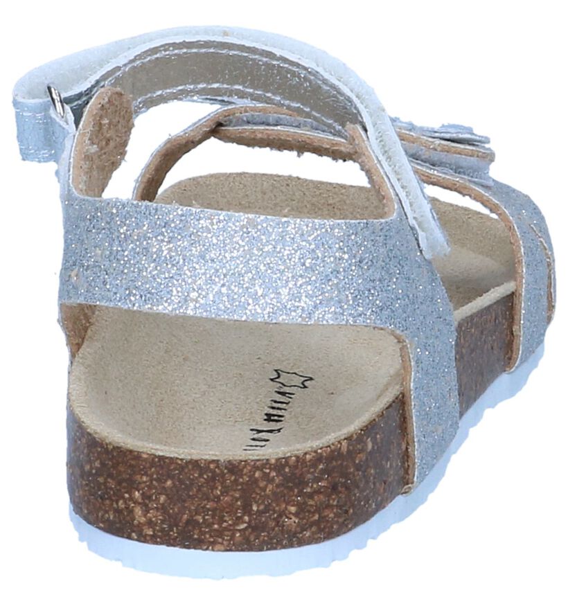 Zilveren Sandalen Milo & Mila in kunstleer (245110)