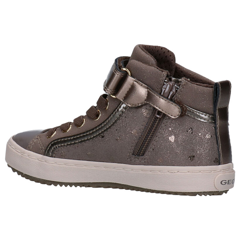 Geox Baskets montantes en Bronze en simili cuir (294104)