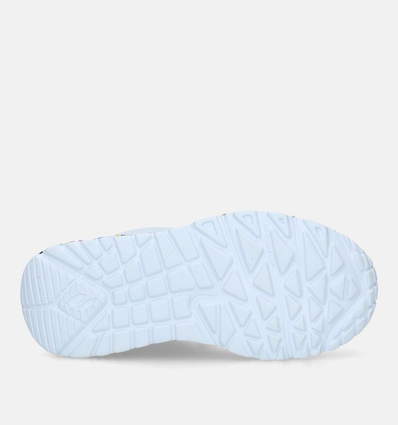Skechers Uno Lite Lovely Luv Zwarte Sneakers voor meisjes (345247)