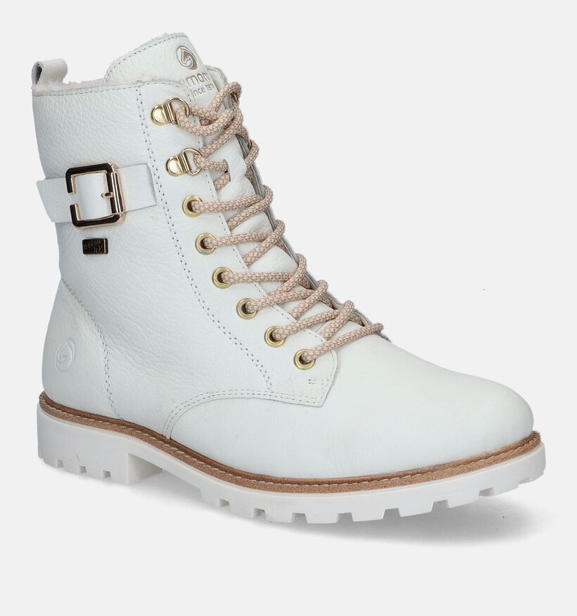 Remonte Boots à lacets en Écru pour femmes (312341) - pour semelles orthopédiques
