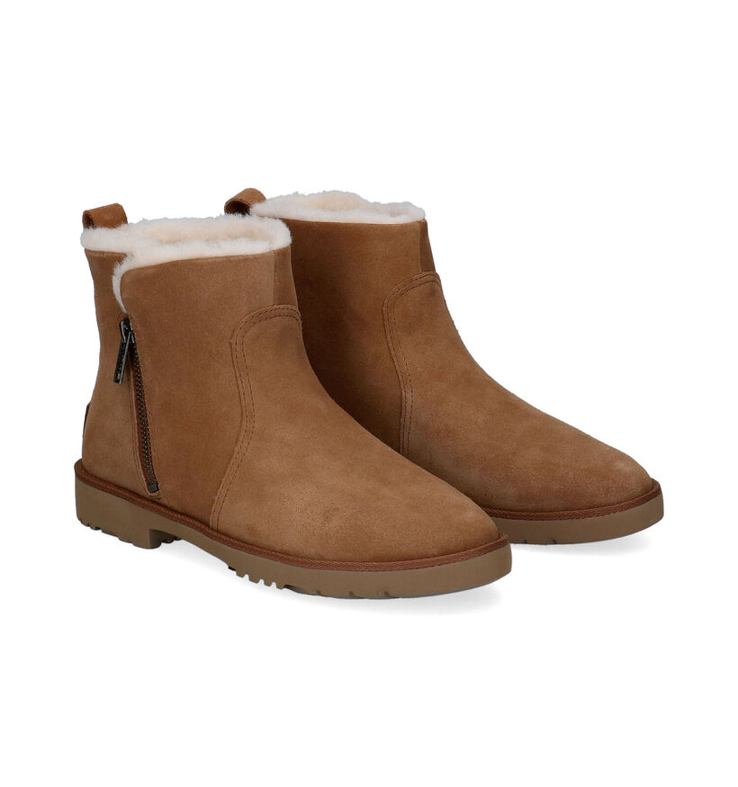 UGG Romely Bottines en Cognac pour femmes (313757)