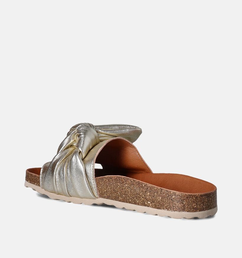 Verbenas Roxy Nu-pieds plates en Or pour femmes (357411)