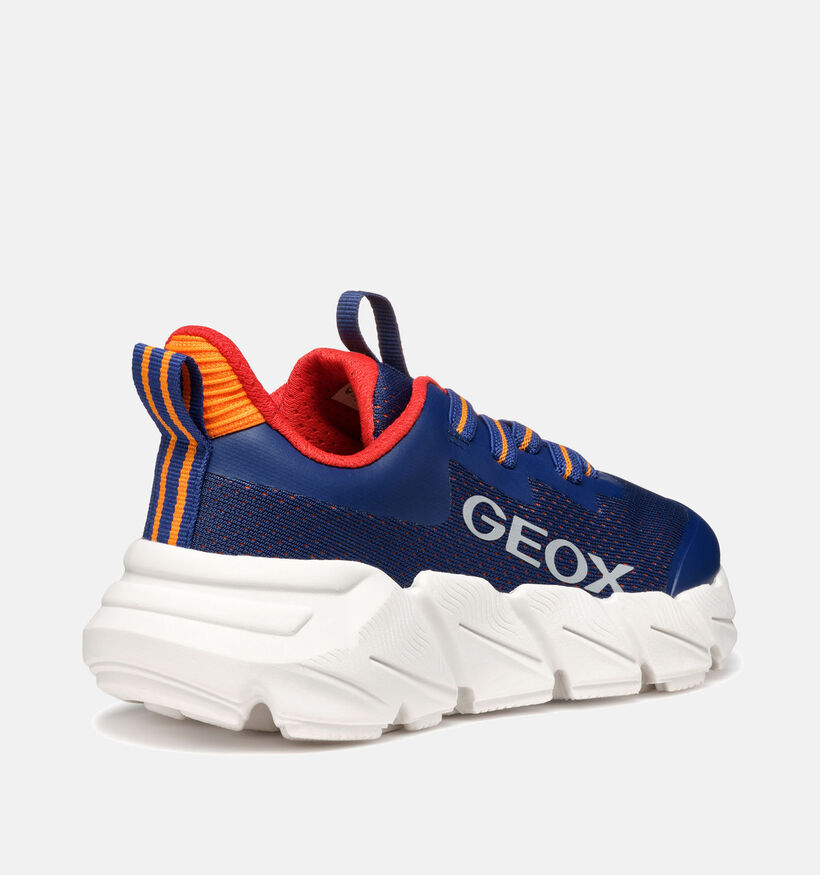 Geox Flexyper Fast Blauwe Sneakers voor jongens (356385) - geschikt voor steunzolen