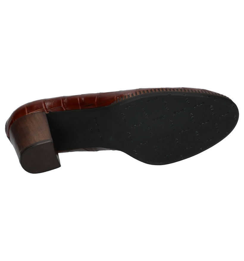 JHay Escarpins classique en Cognac en cuir (259701)